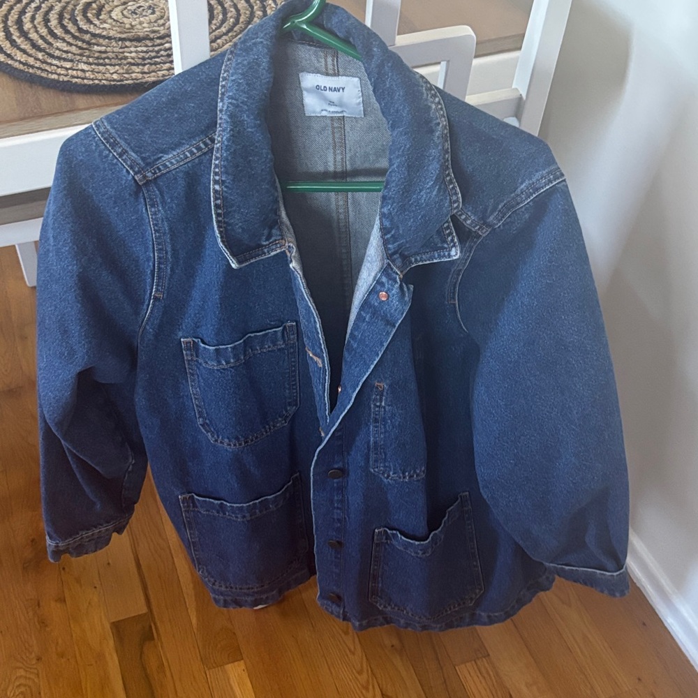 Old Navy Dark Blue Denim Jacket sz 2x